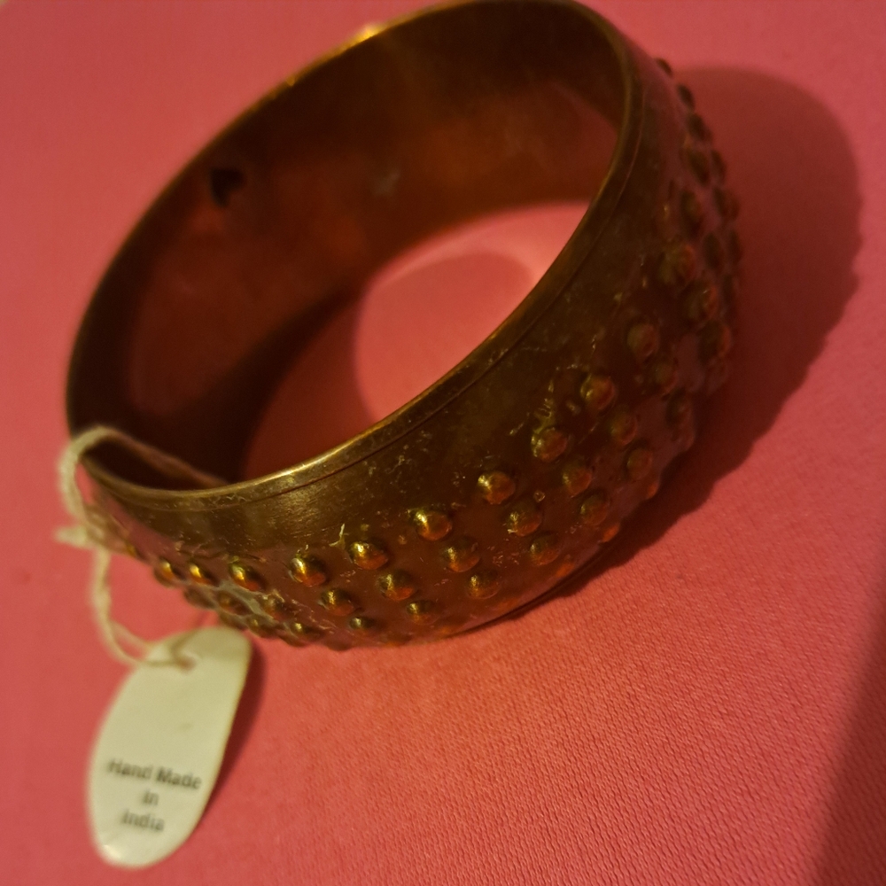 Two Brown Bangle Bracelets - image 2